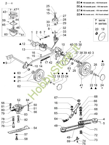Picture of Gruppo assale MR 534 TKVF Rasaerba