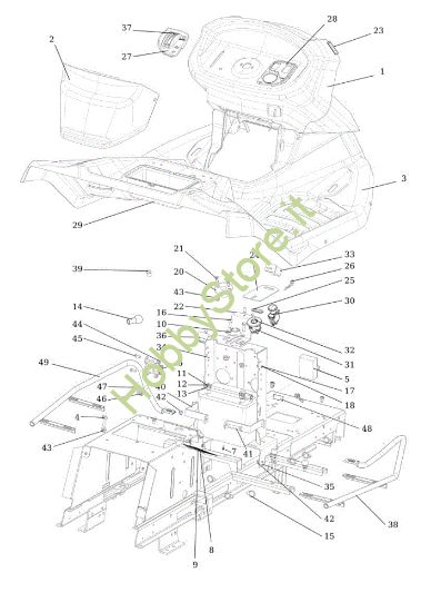 Picture of Cruscotto EF 92S/13H Cat.2013 Trattorino