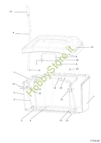 Picture of Sacco raccoglierba EF 92S/13H Cat.2013 Trattorino