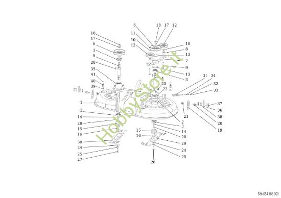 Picture of Piatto di taglio (1/2) EF 92S/13H Cat.2013 Trattorino