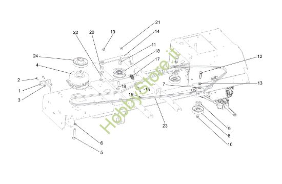 Picture of Puleggia frizione EF 92S/13H Cat.2013 Trattorino