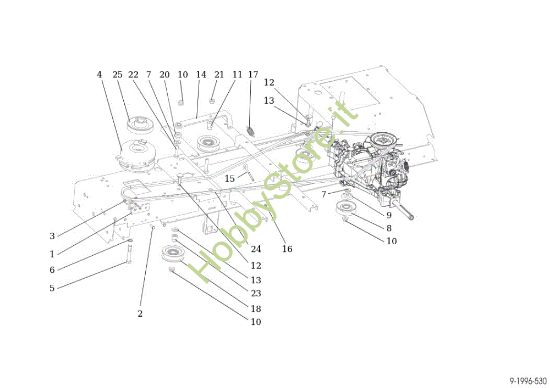 Picture of Puleggia frizione EF 92S/16H Cat.2013 Trattorino
