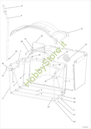 Picture of Sacco raccoglierba EF 124S/22 H Cat.2013 Trattorino