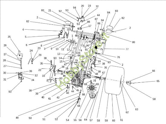 Picture of Trasmissione EF 124S/22 H Cat.2013 Trattorino