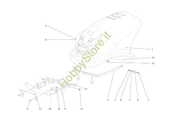 Picture of Cofano EF 124S/22 H Cat.2013 Trattorino