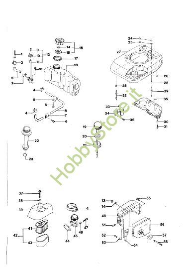 Picture of Serbatoio e cofanatura MR 474 TKV Rasaerba