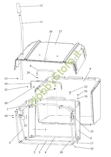 Picture of Sacco raccoglierba EF 106S/18H Cat.2013 Trattorino