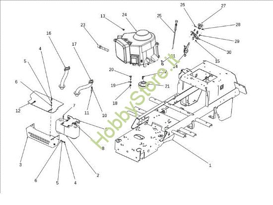 Picture of Motore EF 106S/16H Cat.2013 Trattorino