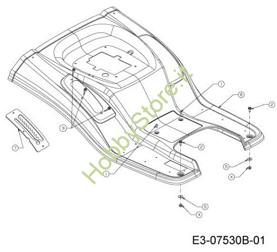 Picture of Carrozzeria posteriore KOMMAND 92/16 H PLUS Cat. 2013 Trattorino