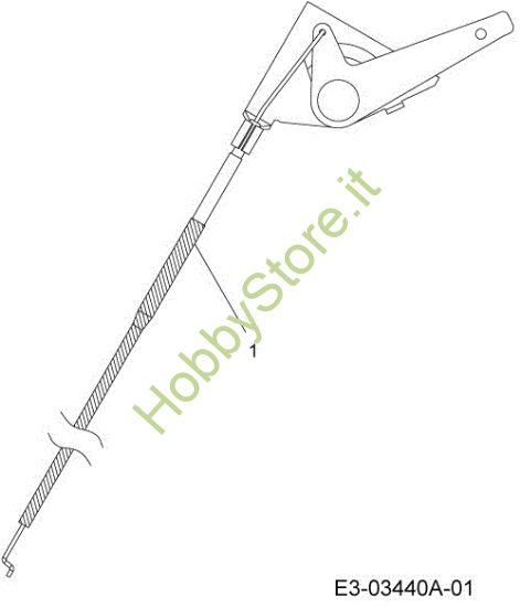 Picture of Cavo acceleratore KOMMAND 92/16 H PLUS Cat. 2013 Trattorino