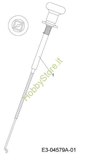 Picture of Cavo starter KOMMAND 92/16 H PLUS Cat. 2013 Trattorino