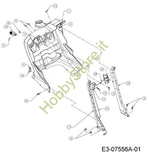Picture of Cruscotto KOMMAND 92/16 H PLUS Cat. 2013 Trattorino