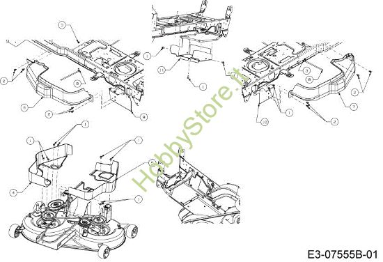 Picture of Protezione cinghie KOMMAND 92/16 H PLUS Cat. 2013 Trattorino