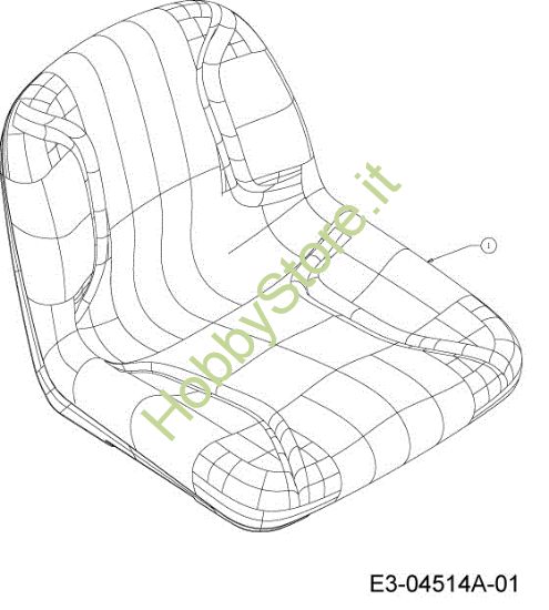 Picture of Sedile KOMMAND 92/16 H PLUS Cat. 2013 Trattorino