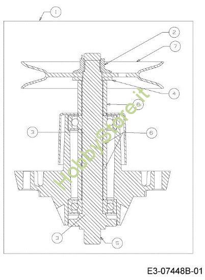 Picture of Supporto lame (2/2) KOMMAND 92/16 H PLUS Cat. 2013 Trattorino