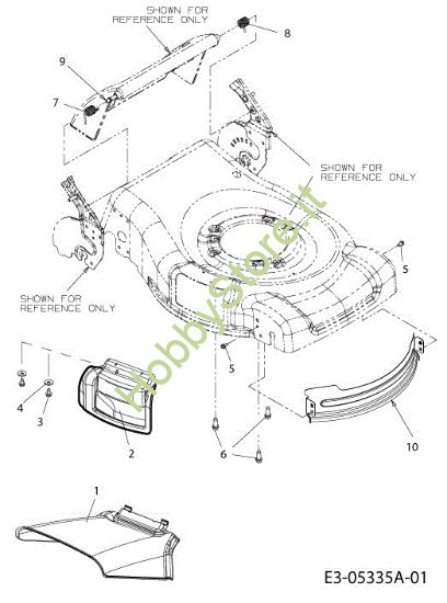 Picture of Protezioni LR 55 VBX 4-IN-1 Cat. 2013 Rasaerba