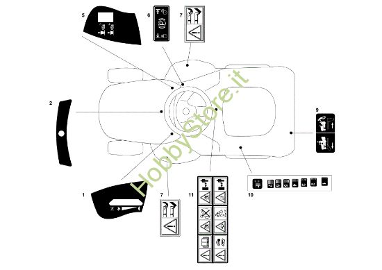 Picture of Etichette (1/2) EF 101C/16K H Cat.2013 Trattorino