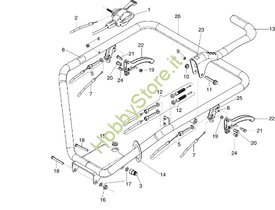 Picture of Comandi manubrio TN 4500 Transporter