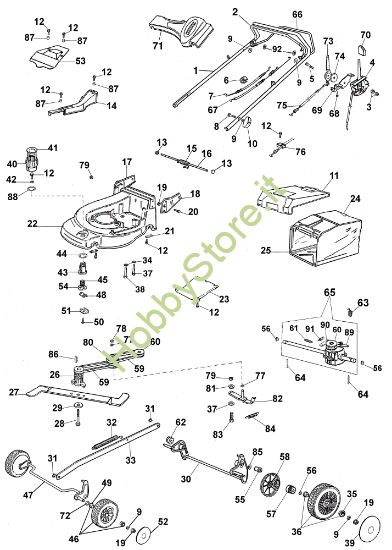 Picture of Esploso AR 53 TBV Rasaerba