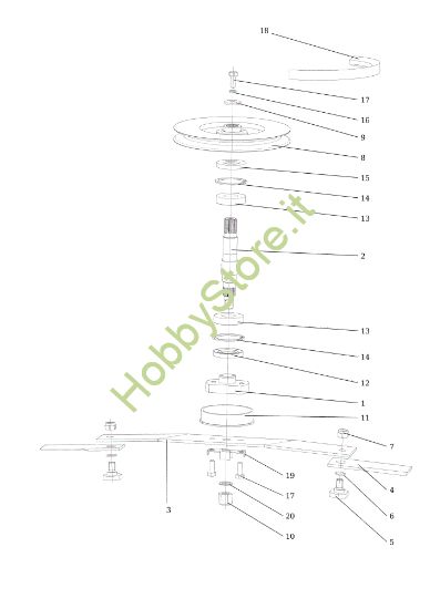 Picture of Piatto di taglio (2/2) TUAREG 92 4x4 EVO Cat.2014 Trattorino