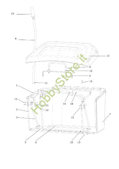 Picture of Sacco raccoglierba EF 92S/13H Cat.2014 Trattorino
