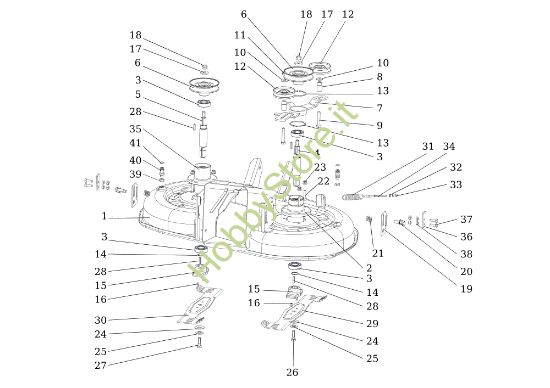 Picture of Piatto di taglio (1/2) EF 92S/13H Cat.2014 Trattorino