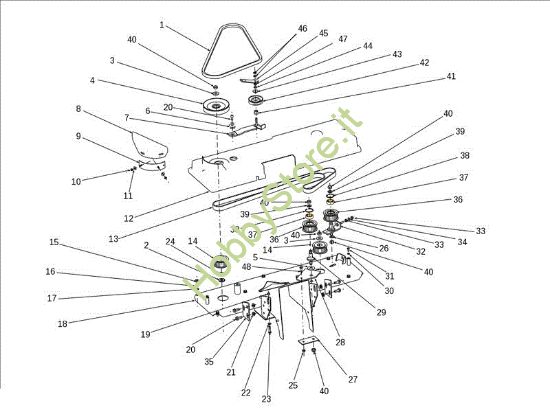Picture of Piatto di taglio (2/2) EF 124S/22 H Cat.2014 Trattorino
