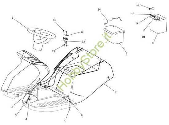 Picture of Carrozzeria EF 106S/24H 4X4 Cat.2014 Trattorino