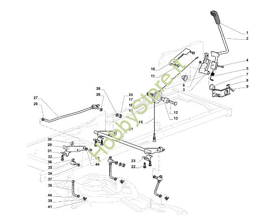 Picture of Sollevamento piatto di taglio EF 98L/14,5 K H Cat. 2014 Trattorino