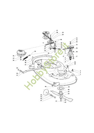 Picture of Piatto di taglio EF 108L/18,5 H Cat. 2014 Trattorino