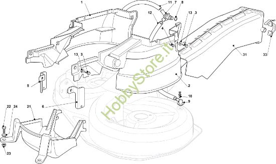 Picture of Piatto di taglio (1) (Solo per mercato francese) EF 91PLUS/14,5K H Cat.2014 Trattorino