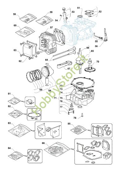 Picture of Gruppo motore EF 72C/12,5KH Cat.2014 Trattorino