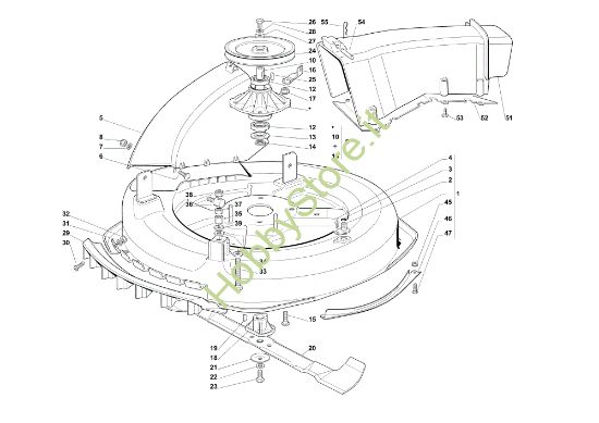 Picture of Piatto di taglio (2) EF 72C/12,5KH Cat.2014 Trattorino