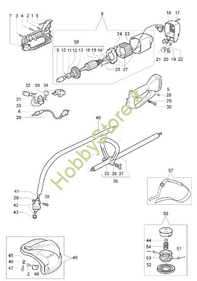 Picture of Esploso 8130 Trimmer elettrico