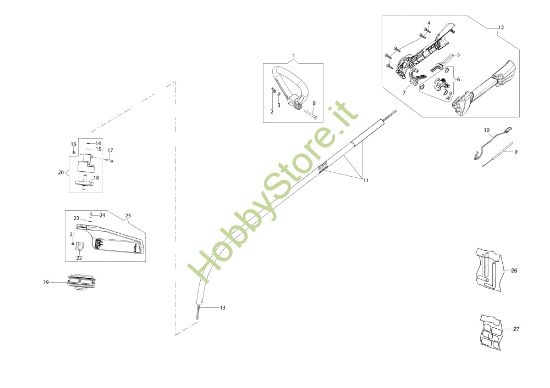 Picture of Trasmissione DS 220 TR (EURO 1) Decespugliatore