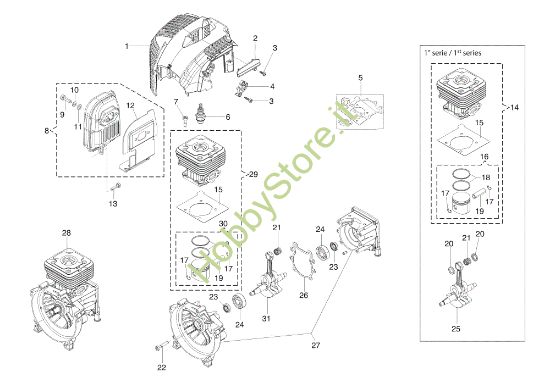 Picture of Motore DS 3500 T Decespugliatore