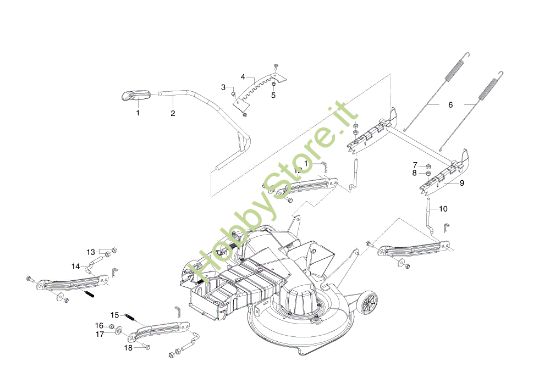 Picture of Sollevamento piatto di taglio EF 95/16 H Trattorino