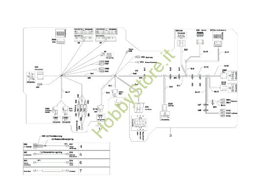Picture of Schema elettrico EF 95/16 H Trattorino
