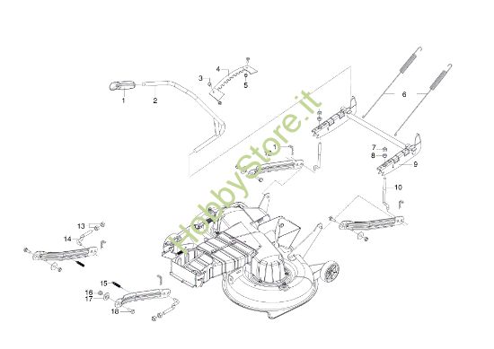 Picture of Sollevamento piatto di taglio EF 95/16 K H Trattorino