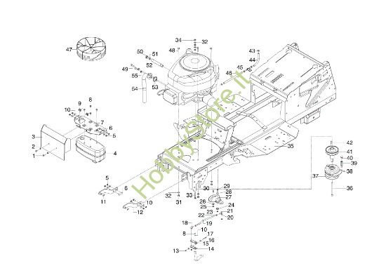 Picture of Telaio EF 105/18,5 H Trattorino
