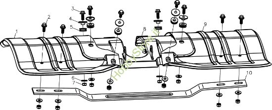 Picture of Cofano fresa MZ 2097 RK (K800 HC) Motozappa