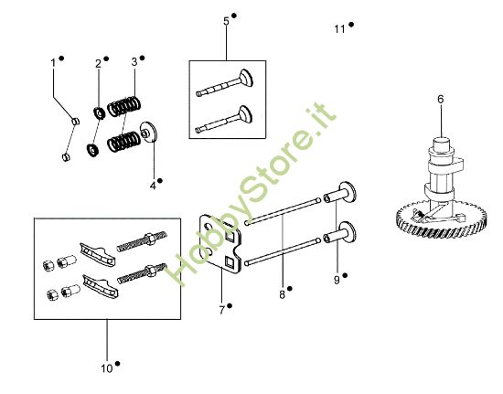 Picture of Valvola e regolatore MZ 2097 RK (K800 HC) Motozappa