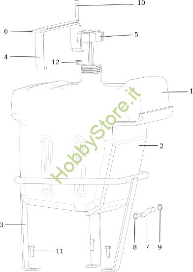 Picture of Serbatoio TUAREG 92 4x4 EVO Cat.2015 Trattorino