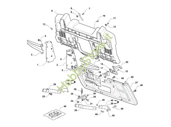 Picture of Telaio (2/2) EF 84/14,5 K H Cat. 2015 Trattorino