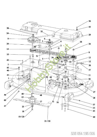 Picture of Piatto di taglio (1/2) EF 106/15,5 H Cat. 2015 Trattorino