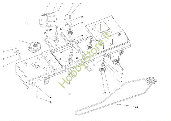 Picture of Puleggia frizione EF 106/15,5 H Cat. 2015 Trattorino