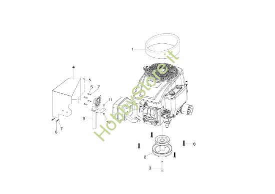 Picture of Motore ZEPHYR 72/12,5 K H (3in1) Trattorino