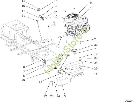 Picture of Motore EF 92/16H Cat.2015 Trattorino