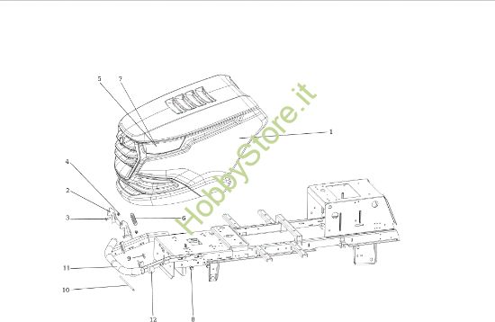 Picture of Cofano (2/2) EF 106/17,5 H Cat. 2015 Trattorino