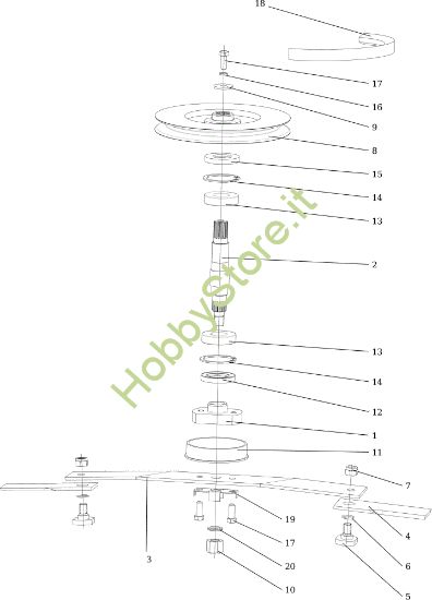 Picture of Piatto di taglio (2/2) TUAREG 92 EVO Cat.2015 Trattorino